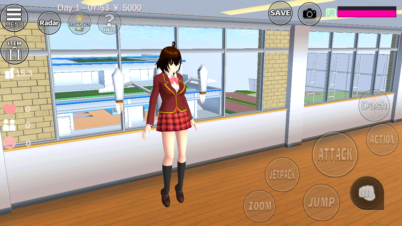 SAKURA School Simulator(樱花校园模拟器)截图1