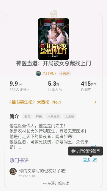 锦书小说苹果版截图2